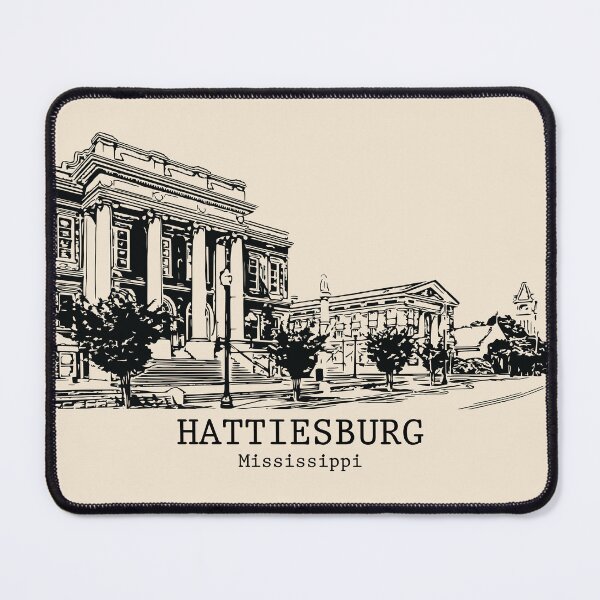 Item preview, Hattiesburg - Mississippi designed and sold by Lakeric Cityscapes.