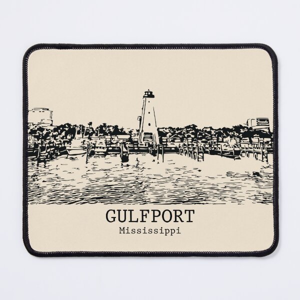 Item preview, Gulfport - Mississippi designed and sold by Lakeric Cityscapes.