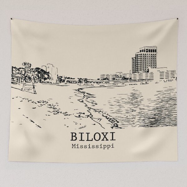 Item preview, Biloxi - Mississippi designed and sold by Lakeric Cityscapes.