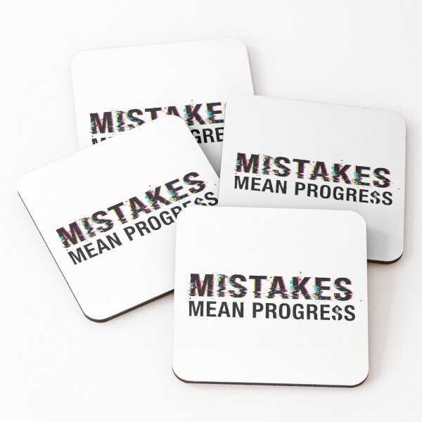 Item preview, Mistakes Mean Progress – Learning Motivation Quote designed and sold by Your English Pal.