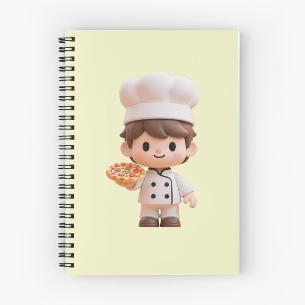 Item preview, Cute 3D Blocky Chef - Pizza Master Edition designed and sold by WhimsyBits.