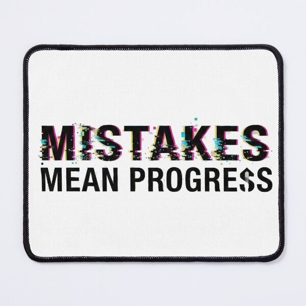 Item preview, Mistakes Mean Progress – Learning Motivation Quote designed and sold by Your English Pal.