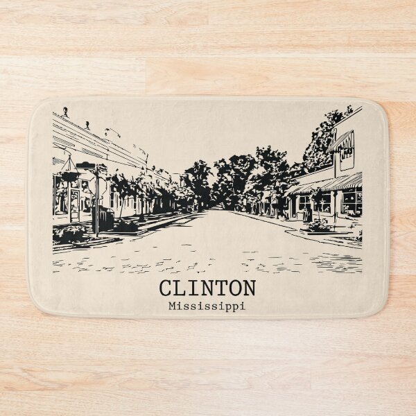 Item preview, Clinton - Mississippi designed and sold by Lakeric Cityscapes.