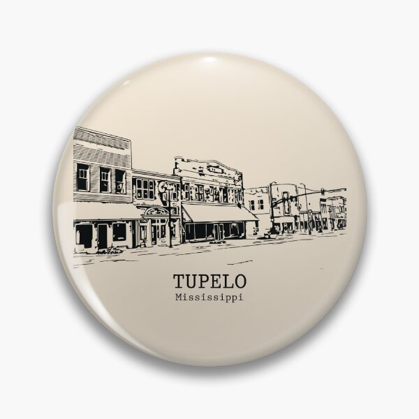 Item preview, Tupelo - Mississippi designed and sold by Lakeric Cityscapes.