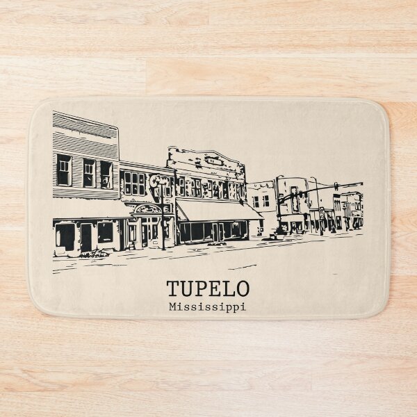 Item preview, Tupelo - Mississippi designed and sold by Lakeric Cityscapes.