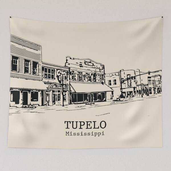 Item preview, Tupelo - Mississippi designed and sold by Lakeric Cityscapes.