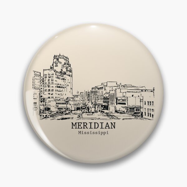 Item preview, Meridian - Mississippi designed and sold by Lakeric Cityscapes.