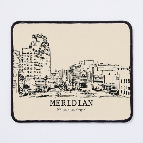 Item preview, Meridian - Mississippi designed and sold by Lakeric Cityscapes.