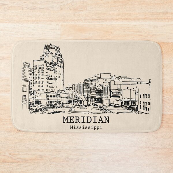 Item preview, Meridian - Mississippi designed and sold by Lakeric Cityscapes.