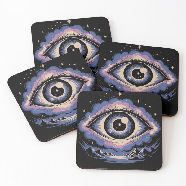 Item preview, The Eye Beyond the Stars Fantasy Surreal Super T-shirt designed and sold by Karlas-things.