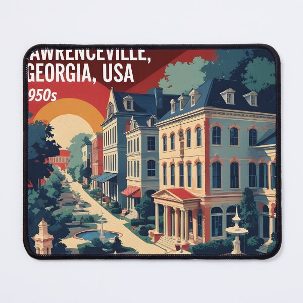 Item preview, Lawrenceville Georgia USA Vintage Travel Tourism  designed and sold by TravelersGems.