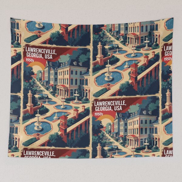 Item preview, Lawrenceville Georgia USA Vintage Travel Tourism  designed and sold by TravelersGems.