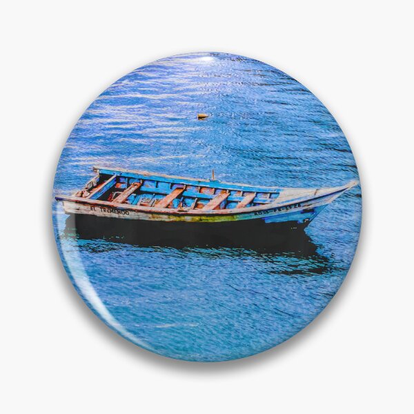 Item preview, Boat in the deep blue sea. Medina Beach, Sucre, Venezuela designed and sold by HenrryRamirez.