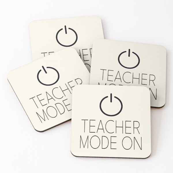 Item preview, Teacher Mode On - Funny School Classroom Educator Humor Design designed and sold by Dantin.