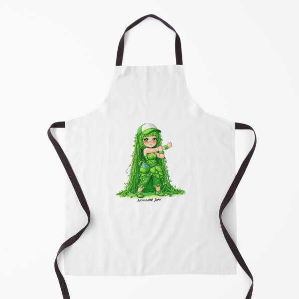 Item preview, Neveedah Jafri Character green moss leaves grass girl exercise designed and sold by NeveedahJafri.