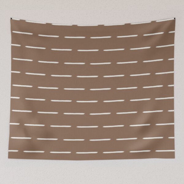 Item preview, Minimalist Ivory Lines on Brown designed and sold by KSimpson838.