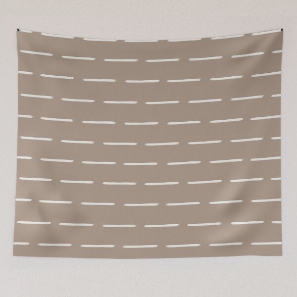 Item preview, Minimalist Ivory Lines on Light Brown designed and sold by KSimpson838.