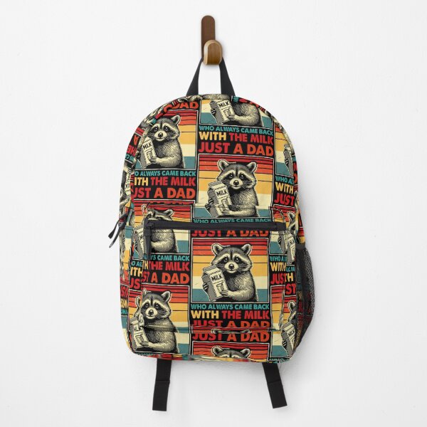 Item preview, Raccoon Just A Dad Who Always Came Back With The Milk Fathers Day designed and sold by pansak.