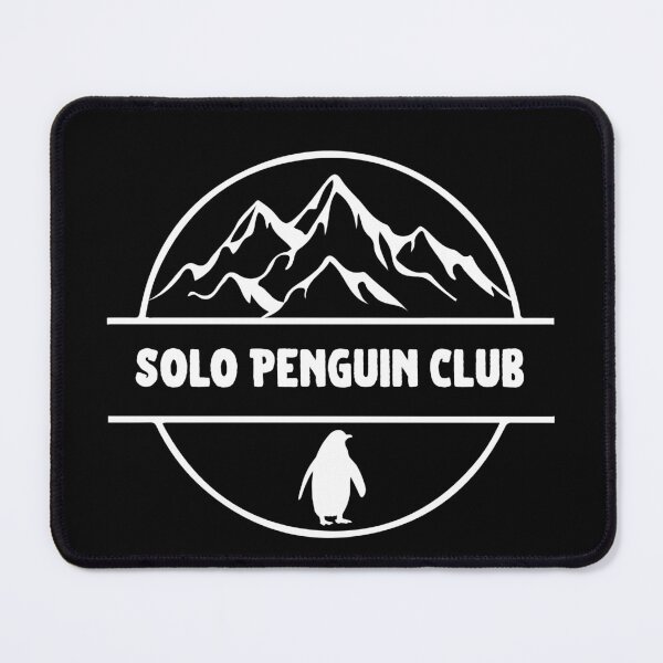 Item preview, Solo Penguin Club Nihilist Penguin Mountains designed and sold by JusText.