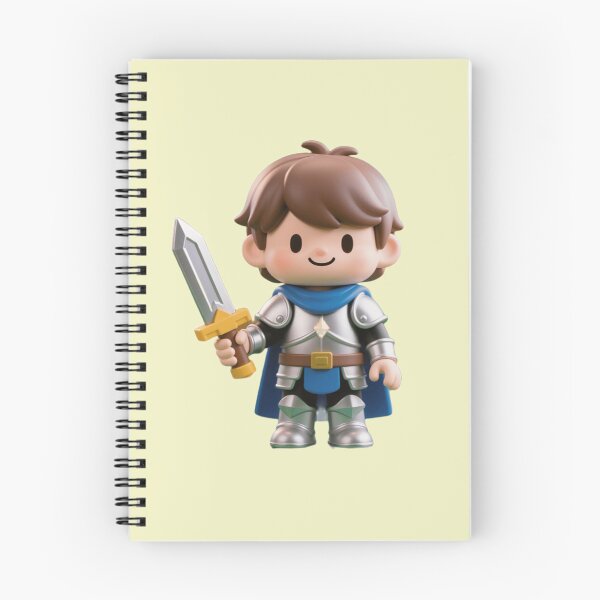 Item preview, Cute 3D Blocky Knight Hero - Sword and Armor designed and sold by WhimsyBits.