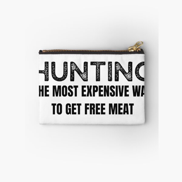 Item preview, Funny Hunting Quote Men Wildlife Outdoors Free Meat Joke, Vintage Hunter  designed and sold by adjamine.