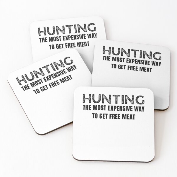 Item preview, Funny Hunting Quote Men Wildlife Outdoors Free Meat Joke, Vintage Hunter  designed and sold by adjamine.