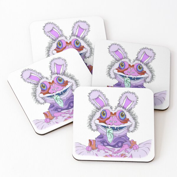 Item preview, Creature #54 - Arctic Furry Frog designed and sold by liquid-print.