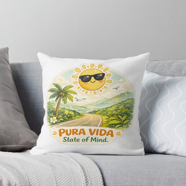 Item preview, Pura Vida – State of Mind | Tropical Sun & Happy Lifestyle Art designed and sold by Wander Vibes.