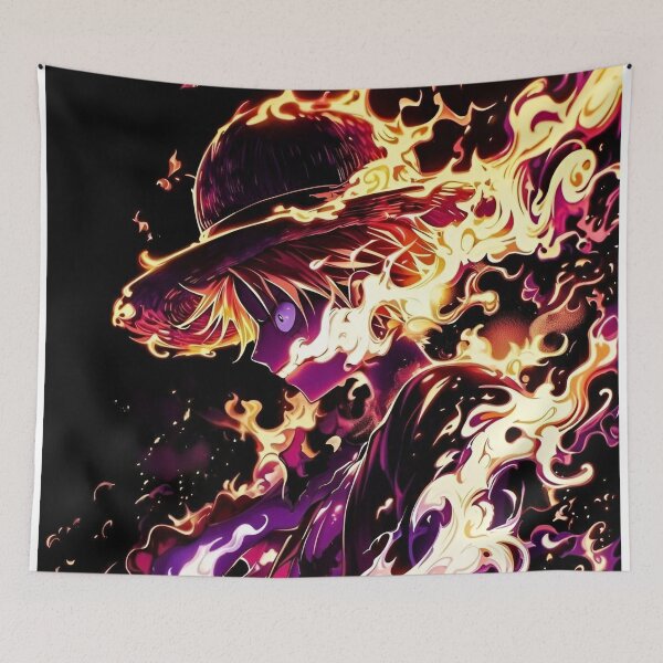 Item preview, Flame Warden Pirate – Fiery Anime Style Warrior  designed and sold by Dyan4.
