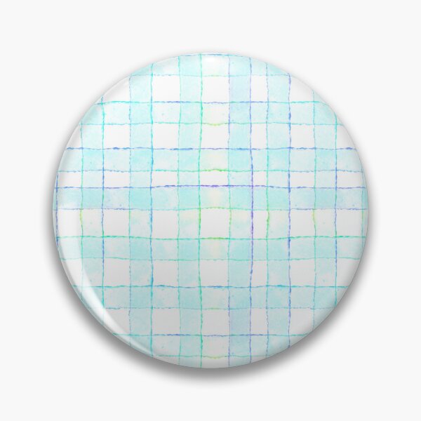 Item preview, Light Blue Whimsical Watercolor Plaid Pattern designed and sold by sasyall.