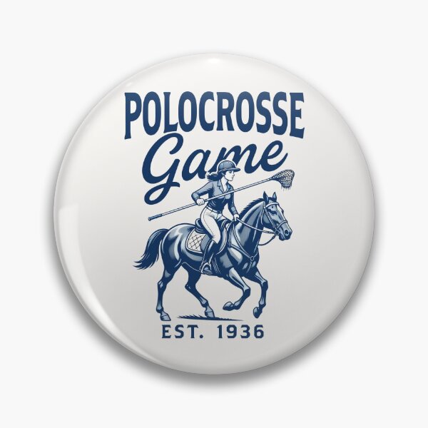 Item preview, Vintage Polocrosse Game EST 1936 - Equestrian Sports Art designed and sold by SplashTastic.