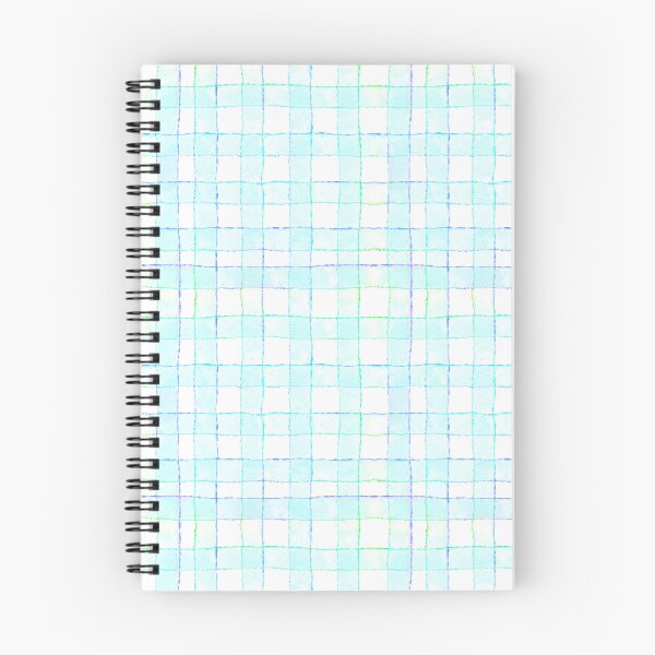 Item preview, Light Blue Whimsical Watercolor Plaid Pattern designed and sold by sasyall.
