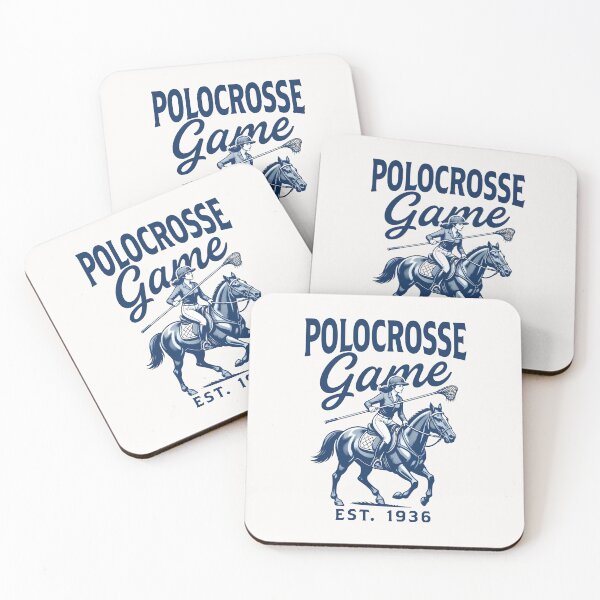 Item preview, Vintage Polocrosse Game EST 1936 - Equestrian Sports Art designed and sold by SplashTastic.