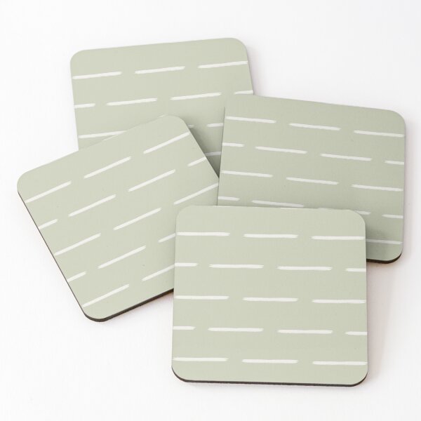 Item preview, Minimalist Ivory Lines on Pastel Gray Green designed and sold by KSimpson838.