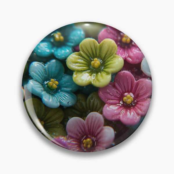 Item preview, Glossy Retro Plastic Flowers  designed and sold by Swedeprep.