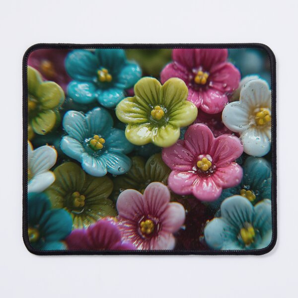 Item preview, Glossy Retro Plastic Flowers designed and sold by Swedeprep.