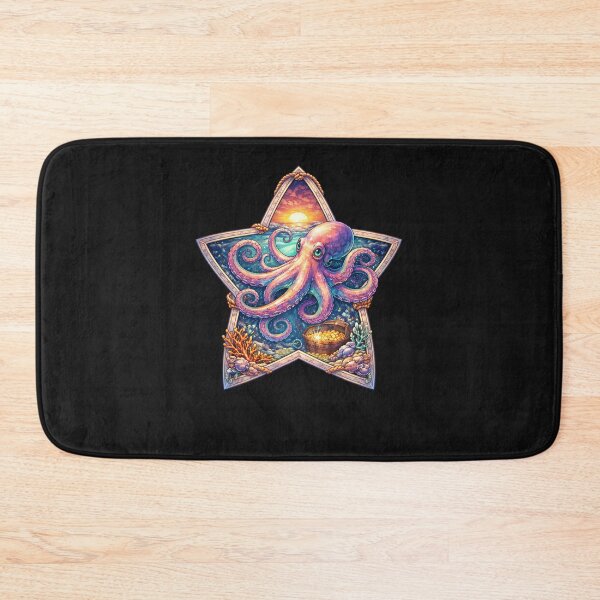 Item preview, Octopus Sunset Design In A Star designed and sold by Planetporridge.