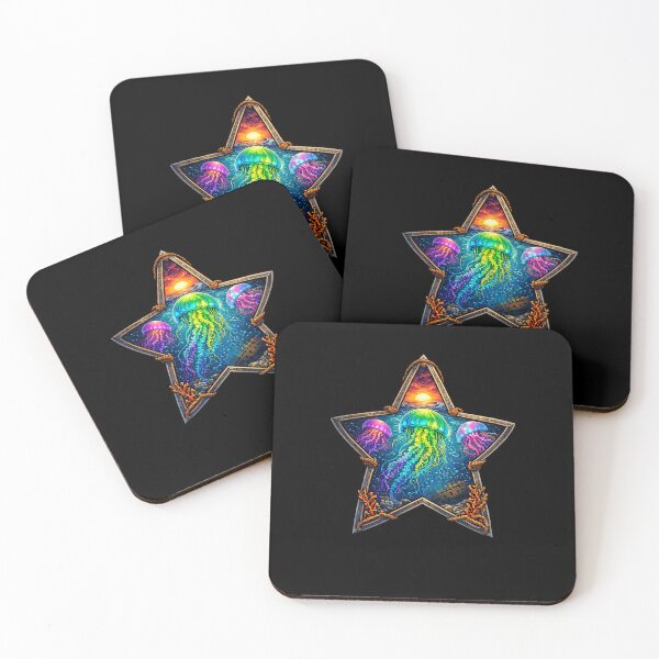 Item preview, Vibrant Jellyfish Sunset designed and sold by Planetporridge.