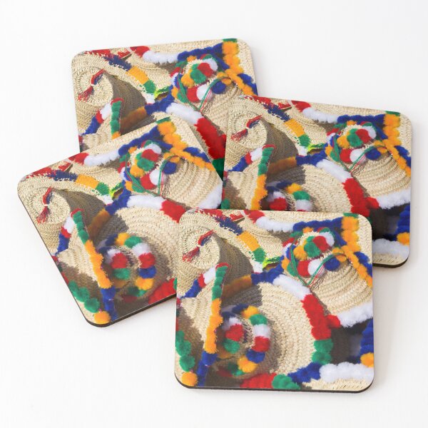 Item preview, Sombreros coloridos con borlones de Marruecos designed and sold by KUKI DESIGNS.