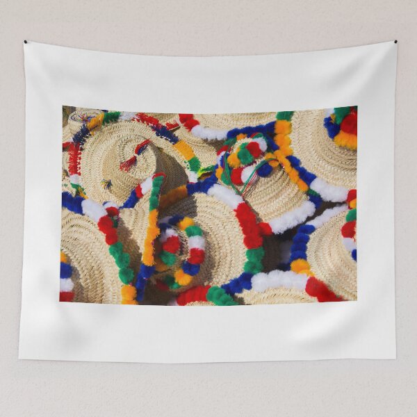 Item preview, Sombreros coloridos con borlones de Marruecos designed and sold by KUKI DESIGNS.