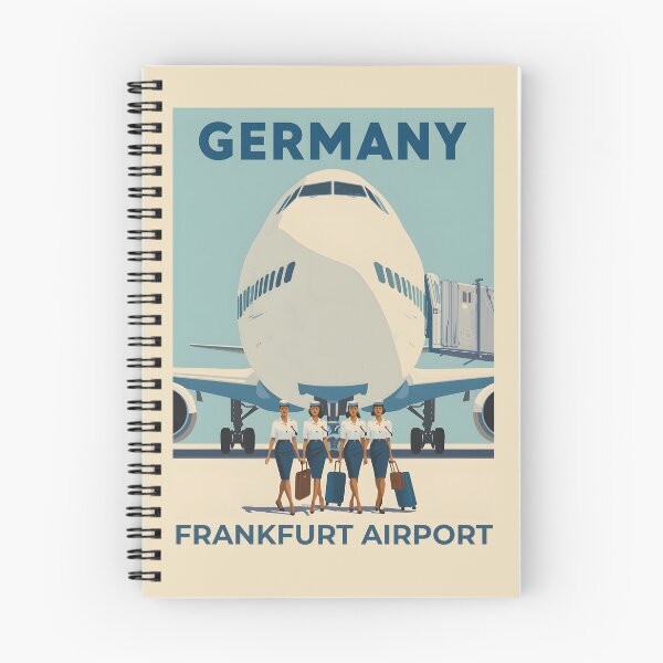 Item preview, A Vintage Travel Illustration of Frankfurt - Germany  designed and sold by GoodOldVintage.