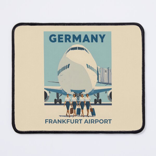 Item preview, A Vintage Travel Illustration of Frankfurt - Germany  designed and sold by GoodOldVintage.