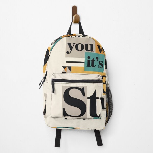 Item preview, Style Is Self Expression Bold Quote designed and sold by ForeverPrintsOK.