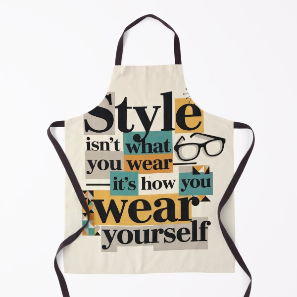 Item preview, Style Is Self Expression Bold Quote designed and sold by ForeverPrintsOK.