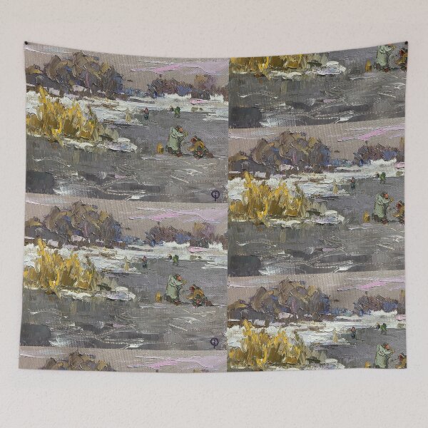 Item preview, Oksana Ivanyuk: Winter Fishing designed and sold by ukrainianvin.