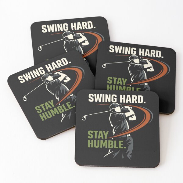 Item preview, Swing Hard Stay Humble – Golf Mindset T-Shirt designed and sold by RMTrendy.