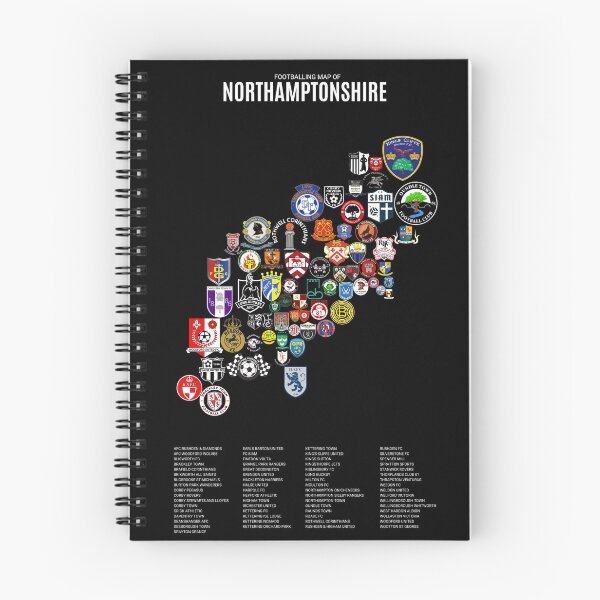 Item preview, Mens Footballing Map of Northamptonshire designed and sold by Footy-Maps.