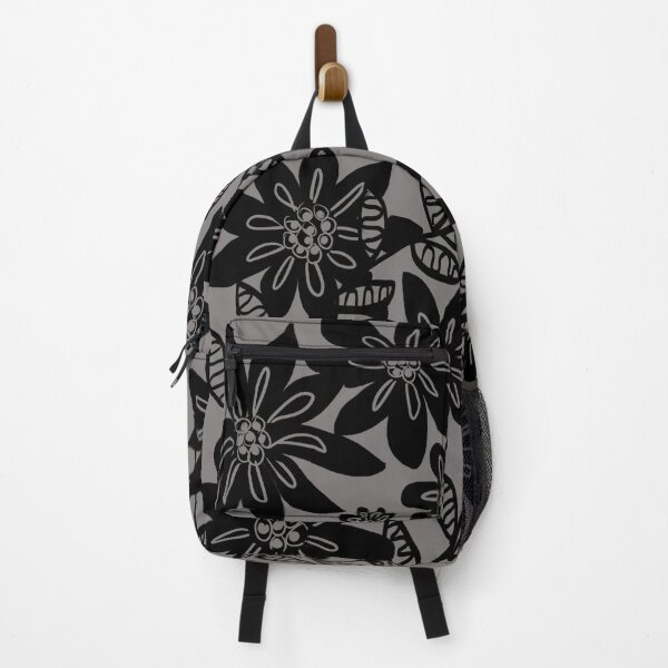 Item preview, Black gothic floral hand drawn design designed and sold by MeadowsAndInk.