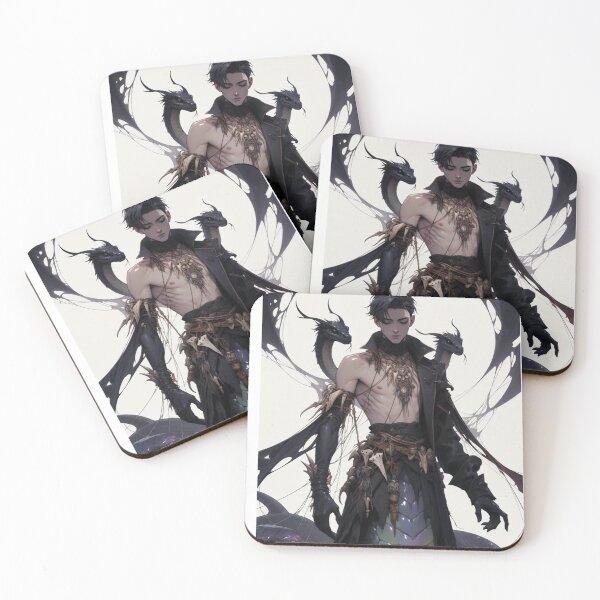 Item preview, Dark fantasy dragon character illustration designed and sold by LoopX04.