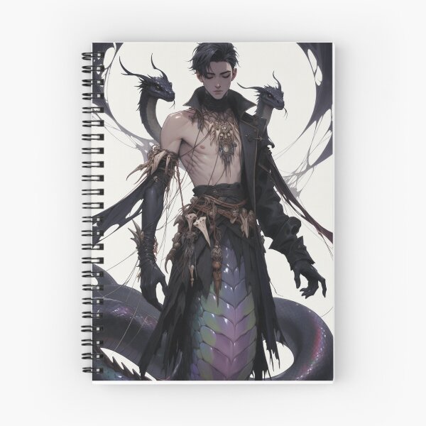 Item preview, Dark fantasy dragon character illustration designed and sold by LoopX04.